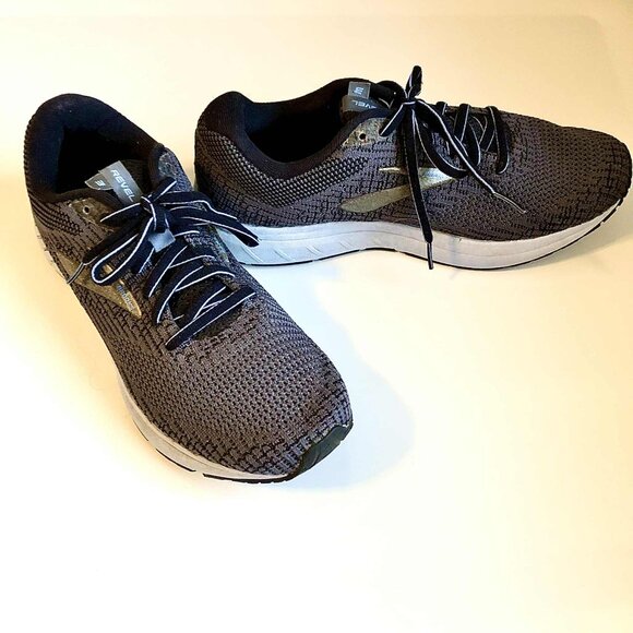 BROOKS Revel 3 DNA Running Athletic Sneaker Mesh Lace-up Grey 10 - Picture 2 of 10